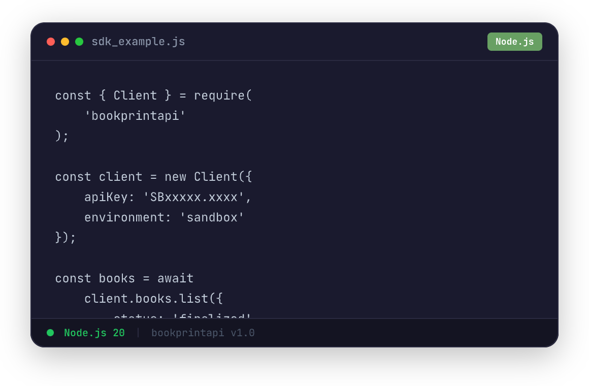 Node.js SDK