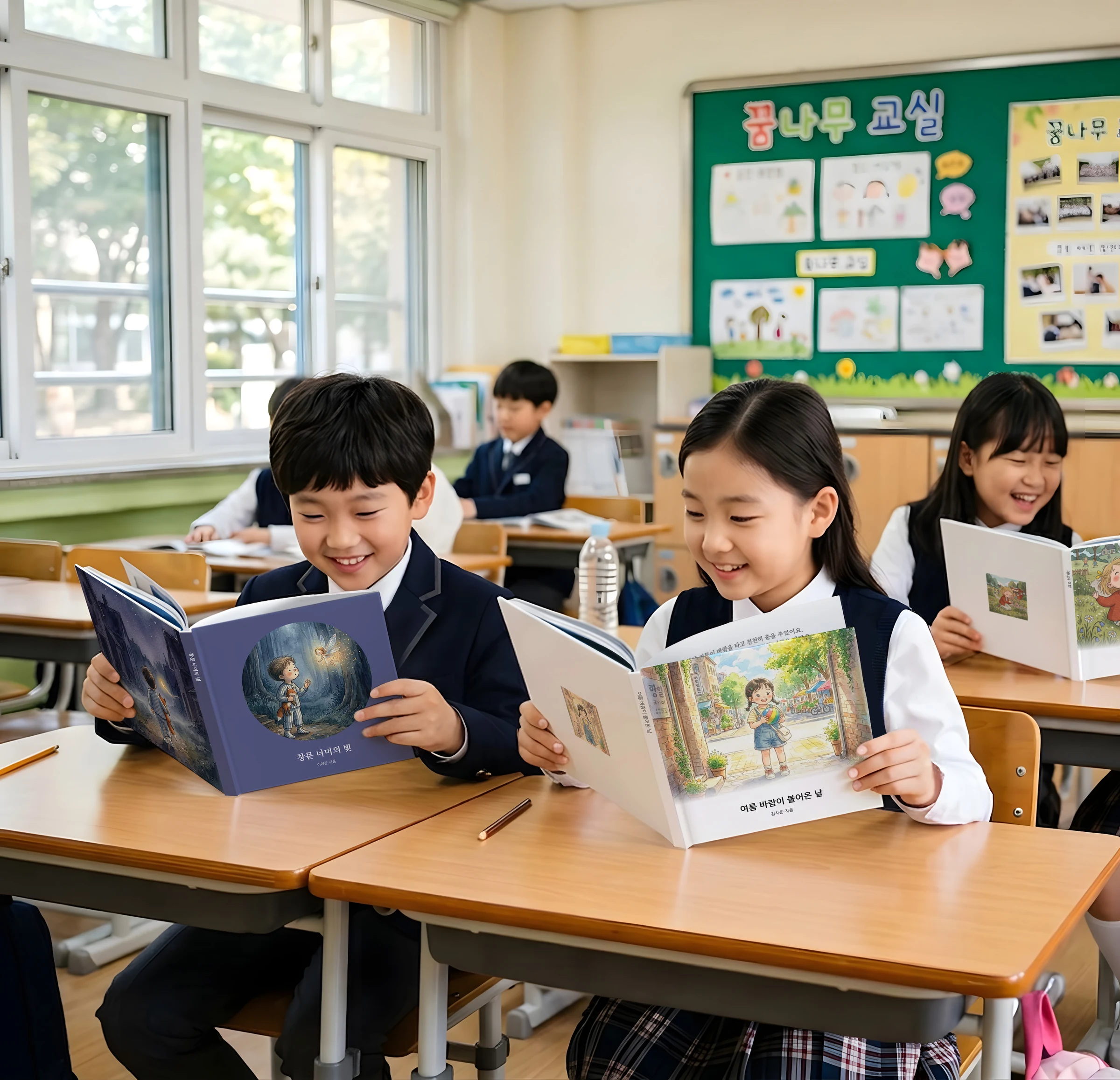 스퀘어 판형 동화책 — 1권부터 제작 가능한 POD 샘플